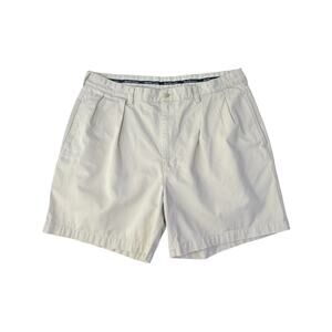 Polo Ralph Lauren Andrew Pleated Chino Shorts Men's 38 White